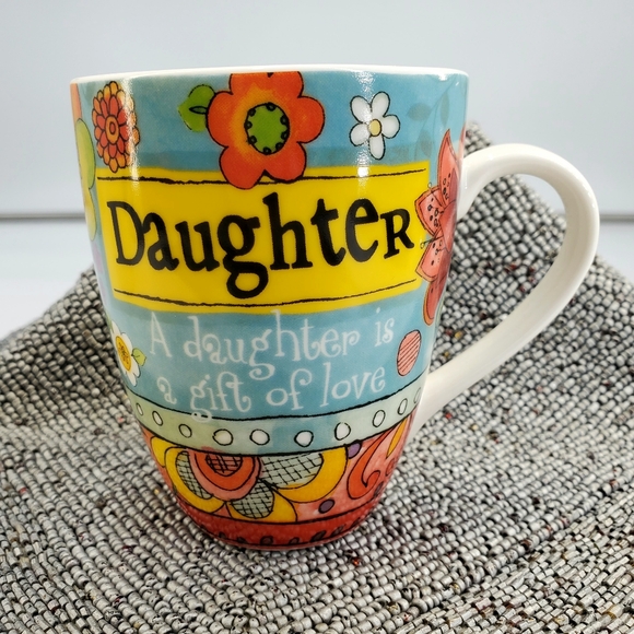 SUE ZIPKIN Ceramic DAUGHTER Coffee Mug A Daughter Is A Gift Of Love (C22) - Picture 4 of 9